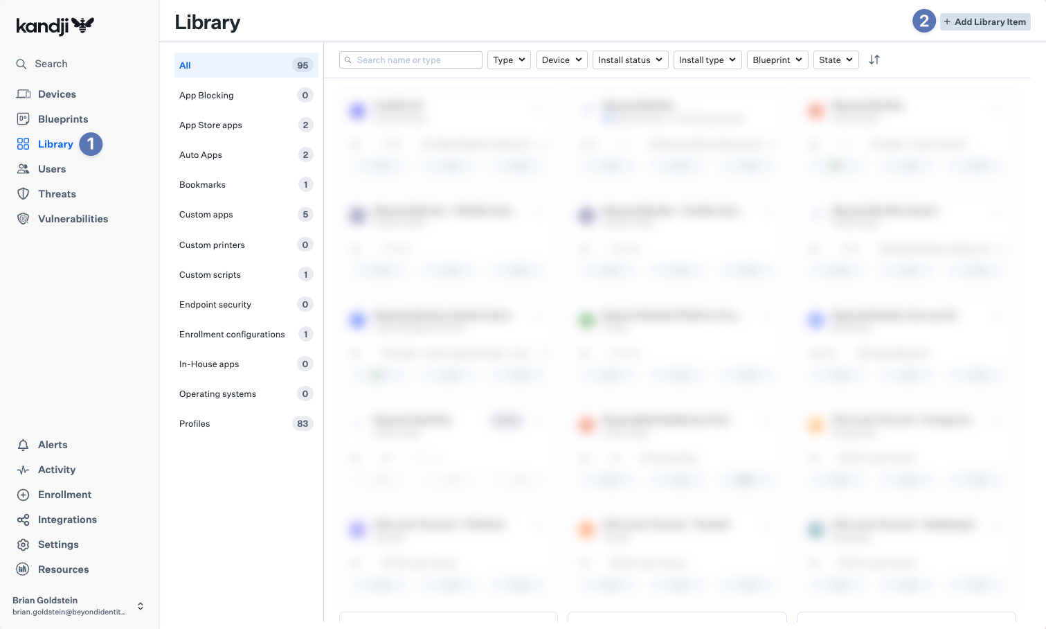 Add Library Item