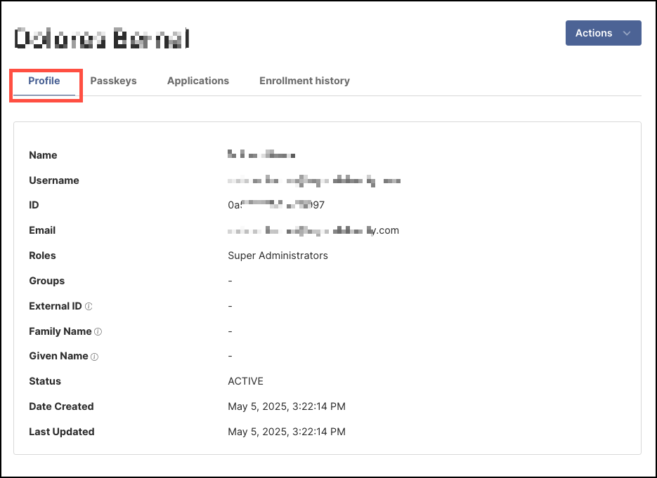 Identities Bulk Enroll